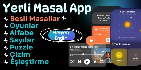 Masal Oku Mobil Uygulaması - Hemen İndir